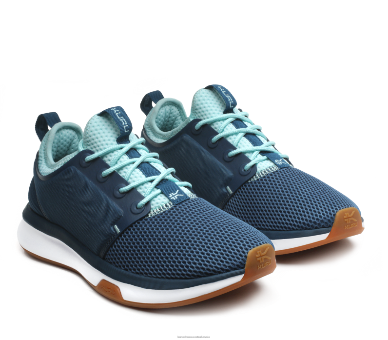 Tidal Wave/White/Oasis Blue Shoes Kuru 2204F46 ATOM WIDE Women